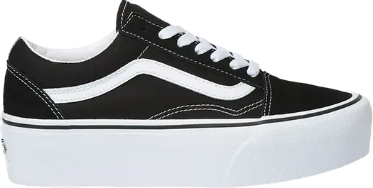 Кроссовки Vans Old Skool Stackform Black White, черный
