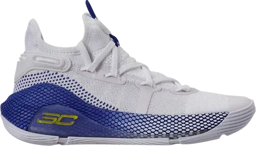 Кроссовки Under Armour Curry 6 GS Dub Nation, белый