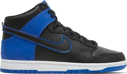 Кроссовки Nike Dunk High SE 'Hyper Royal Camo', черный