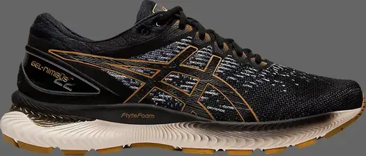 Лимитированные кроссовки gel nimbus 22 knit 'black' Asics, черный