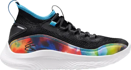 Кроссовки Curry Flow 8 GS Feel Good Flow, черный