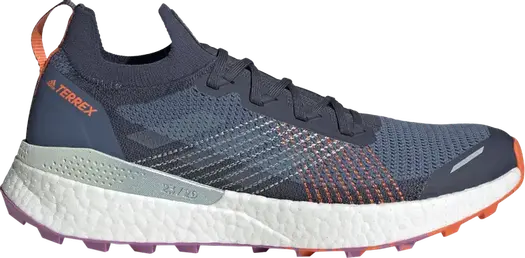 Кроссовки Adidas Terrex Two Ultra 'Wonder Steel Magic Grey Metallic', синий