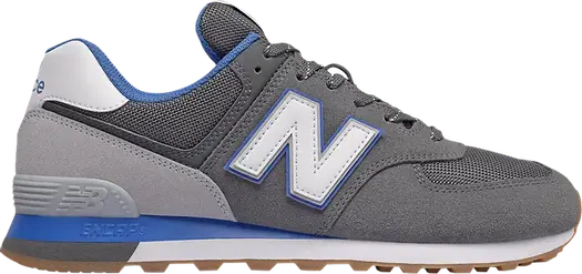 Кроссовки New Balance 574, темно-серый/белый