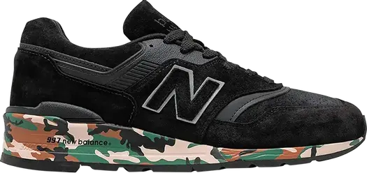 Кроссовки New Balance 997 Made In USA 'Military Pack', черный
