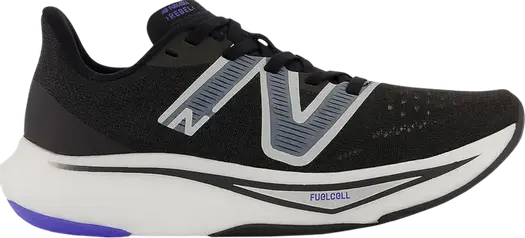 Кроссовки New Balance Wmns FuelCell Rebel v3 'Black Vibrant Spring Glo', черный