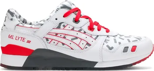 Кроссовки foot locker x anderson bluu x gel lyte 3 'g.i. joe storm shadow' Asics, белый