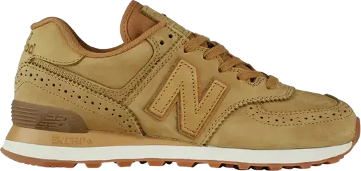 Кроссовки New Balance 574 Brogue Pack, коричневый
