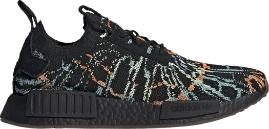 Мужские кроссовки Adidas NMD R1 Primeknit, черный/разноцветный