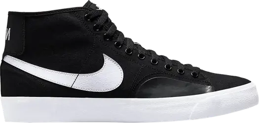 Кроссовки Nike Blazer Court Mid SB 'Black White', черный
