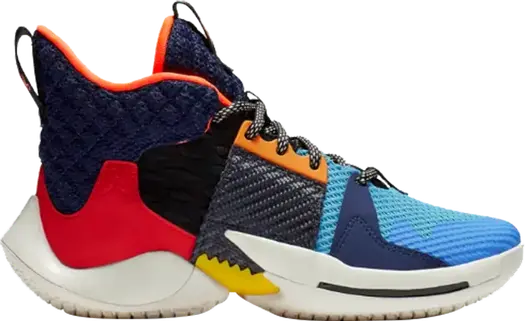 Кроссовки Jordan Why Not Zer0.2 GS Future History, разноцветный
