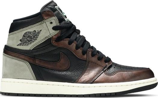 Кроссовки Air Jordan 1 Retro High OG Patina, черный