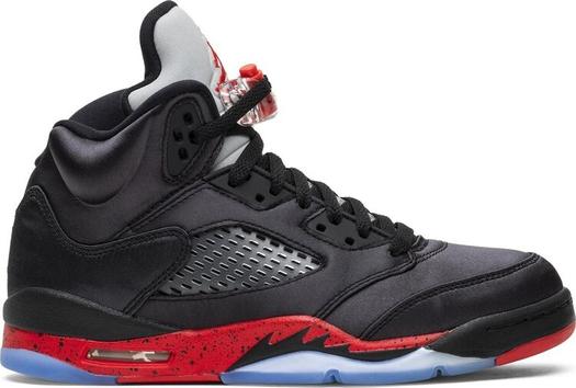Кроссовки Air Jordan 5 Retro GS Satin, черный