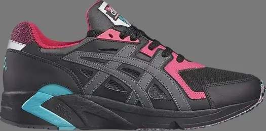 Кроссовки gel ds trainer og 'black dark grey' Asics, черный