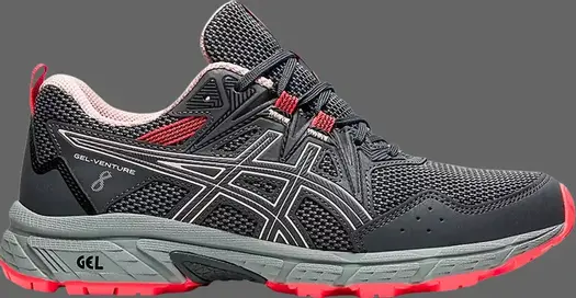 Кроссовки wmns gel venture 8 wide 'carrier grey ginger peach' Asics, серый