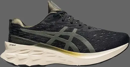 Кроссовки novablast 2 sps 'black olive canvas' Asics, черный