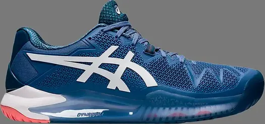 Кроссовки gel resolution 8 'blue harmony' Asics, синий