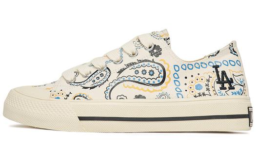 Кроссовки MLB Playball Skateboard Shoes Unisex Low-Top White Blue Black