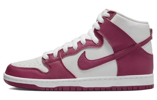 Кроссовки Nike SB Dunk, белый/темно-розовый