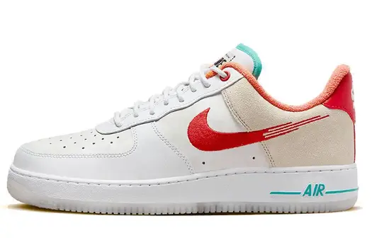 Кроссовки Nike Air Force 1 Low '07 PRM, белый/красный