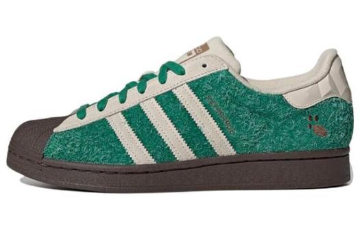 Кроссовки Adidas Originals Melting Sadness X Adidas Originals Originals Superstar Karoro Hole 'Green White Black'