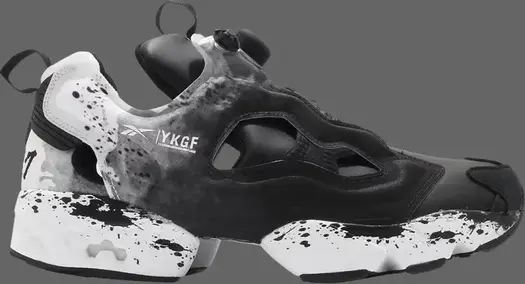 Кроссовки yoshio kubo x instapump fury og 'black white' Reebok, черный