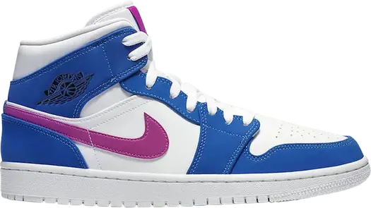 Кроссовки Air Jordan 1 Mid Royal Violet, синий