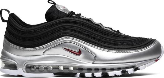 Кроссовки Nike Air Max 97 QS 'B-Sides Metallic Silver', серебряный