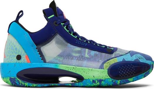 Кроссовки Air Jordan 34 Low EYBL, фиолетовый