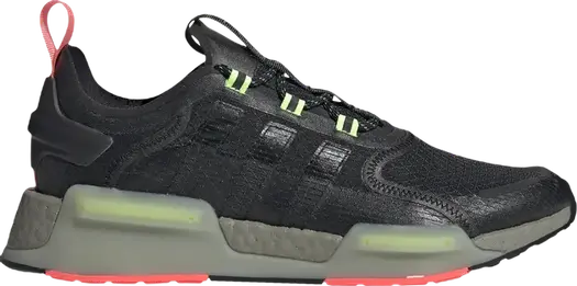 Кроссовки Adidas NMD_V3 'Black Signal Green', черный
