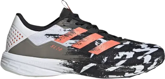 Кроссовки Adidas SL20 'Japanese Calligraphy', черный