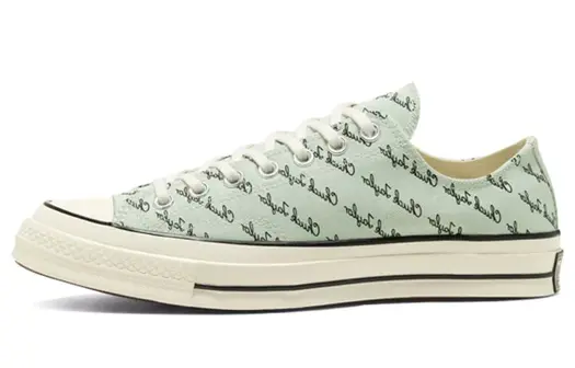 Кроссовки Chuck 70 Converse Low 'Scripted Signature Print - Green Oxide'