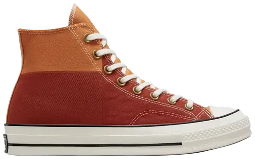 Кроссовки Converse Chuck 70 High Colorblock - Monarch Rugged Orange, красный
