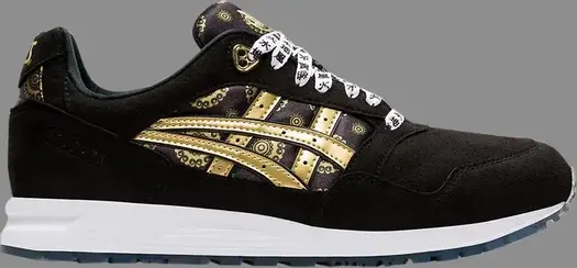 Кроссовки gel saga 'black gold fusion' Asics, черный