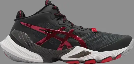 Кроссовки metarise 'black electic red' Asics, черный