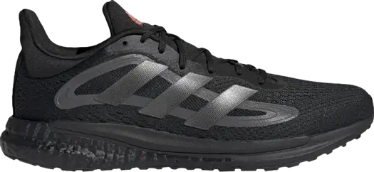 Кроссовки Adidas SolarGlide 4 'Black Night Metallic', черный