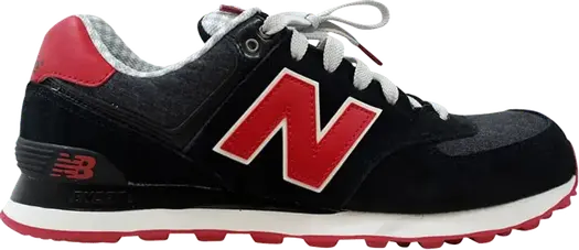 Кроссовки New Balance 574 Picnic Pack, черный/красный