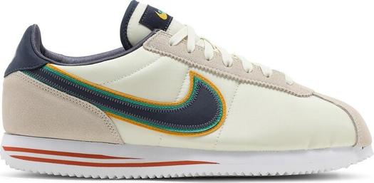 Кроссовки Nike Cortez Basic Premium 'Coconut Milk Thunder Blue', кремовый
