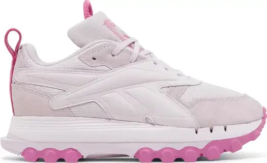 Кроссовки cardi b x wmns classic leather v2 'quartz glow ultraberry' Reebok, розовый