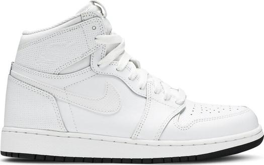 Кроссовки Air Jordan 1 Retro High OG BG Perforated, белый