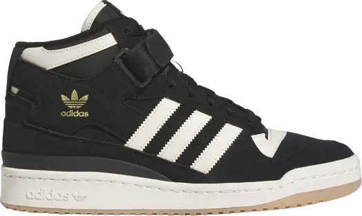 Кроссовки Adidas Forum Mid 'Black Cream Gum', черный
