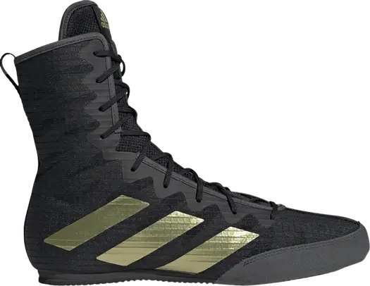 Кроссовки Adidas Box Hog 4 'Black Gold Metallic', черный