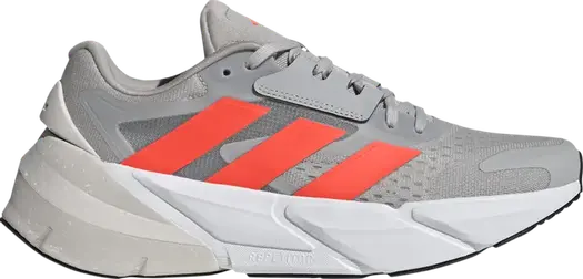 Кроссовки Adidas Adistar 2.0 'Grey Solar Red', серый