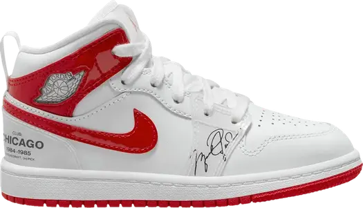 Кроссовки Air Jordan 1 Mid PS Rookie Season, белый