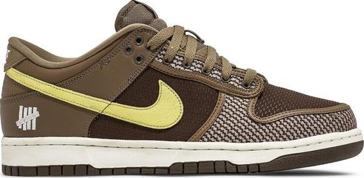 Кроссовки Nike Undefeated x Dunk Low SP 'Canteen', коричневый