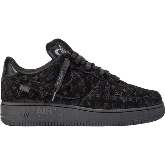 Кроссовки Louis Vuitton x Nike Air Force 1 Low, черный
