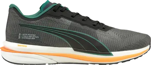 Кроссовки Puma Velocity Nitro WTR Black Orange Glow, черный