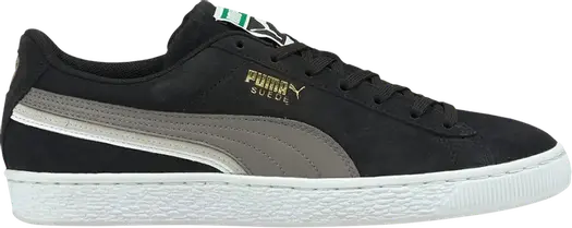 Кроссовки Puma Suede Triplex - Black Steel Grey, черный