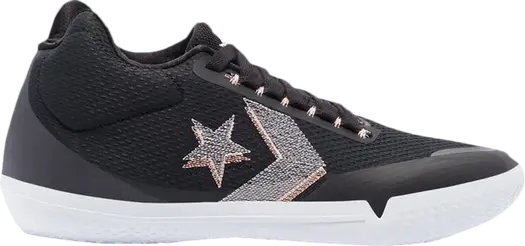Кроссовки Converse All Star BB Evo Mid Hi-Vis Collection - Black Sunset Glow, черный