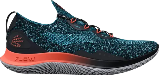 Кроссовки Curry Flow Go Black Fresco Blue, черный