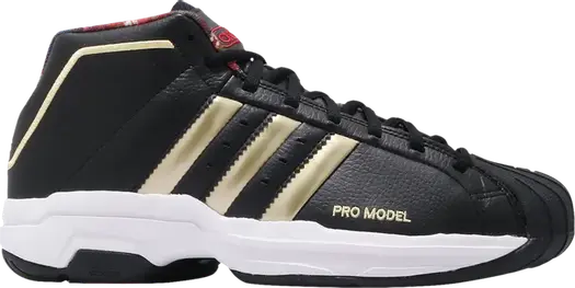 Кроссовки Adidas Pro Model 2G, черный/золотой